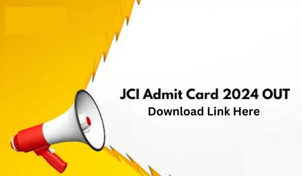 JCI Admit Card 2024 