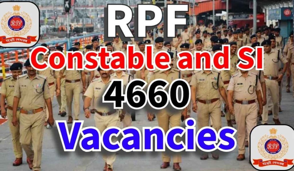 RPF Constable Recruitment 2024 Correction Alert for 4660 Posts