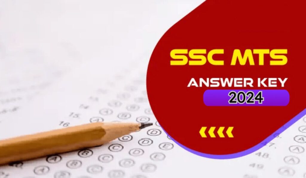 SSC MTS Answer Key 2024 