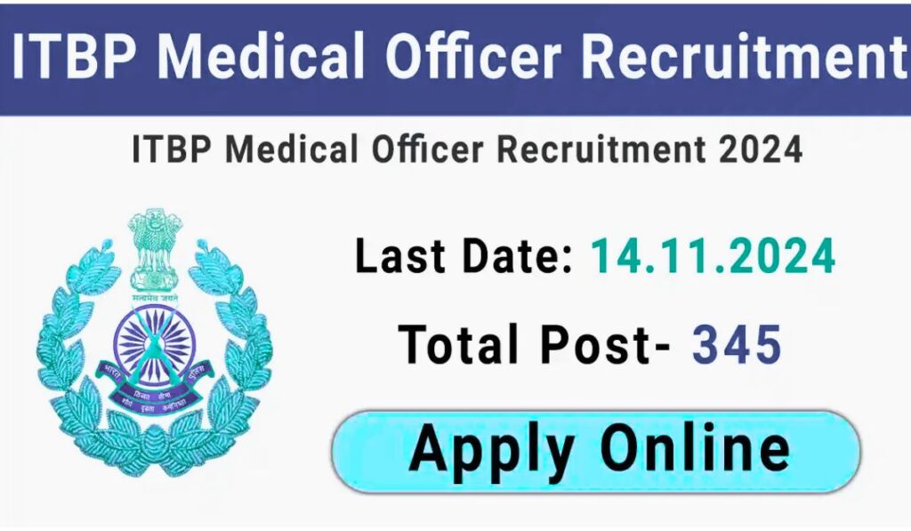 ITBP Medical Officer Recruitment 2024