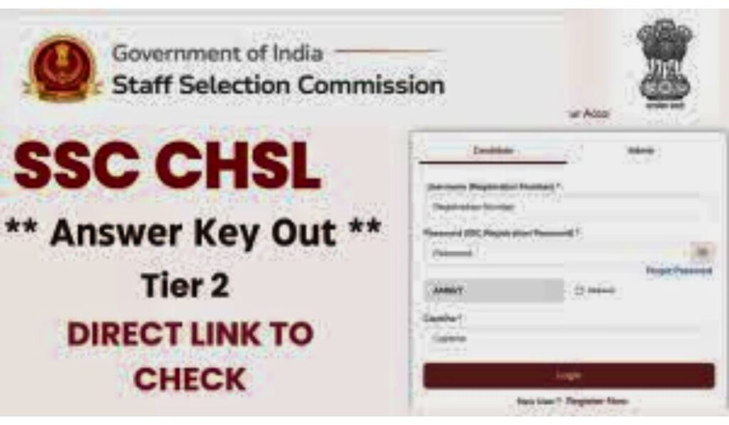 SSC CHSL Tier 2 Answer key 2024