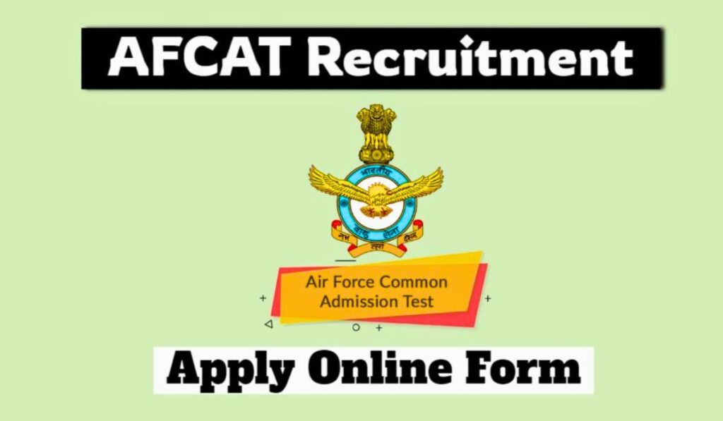 AFCAT 012025 Batch Recruitment 2024