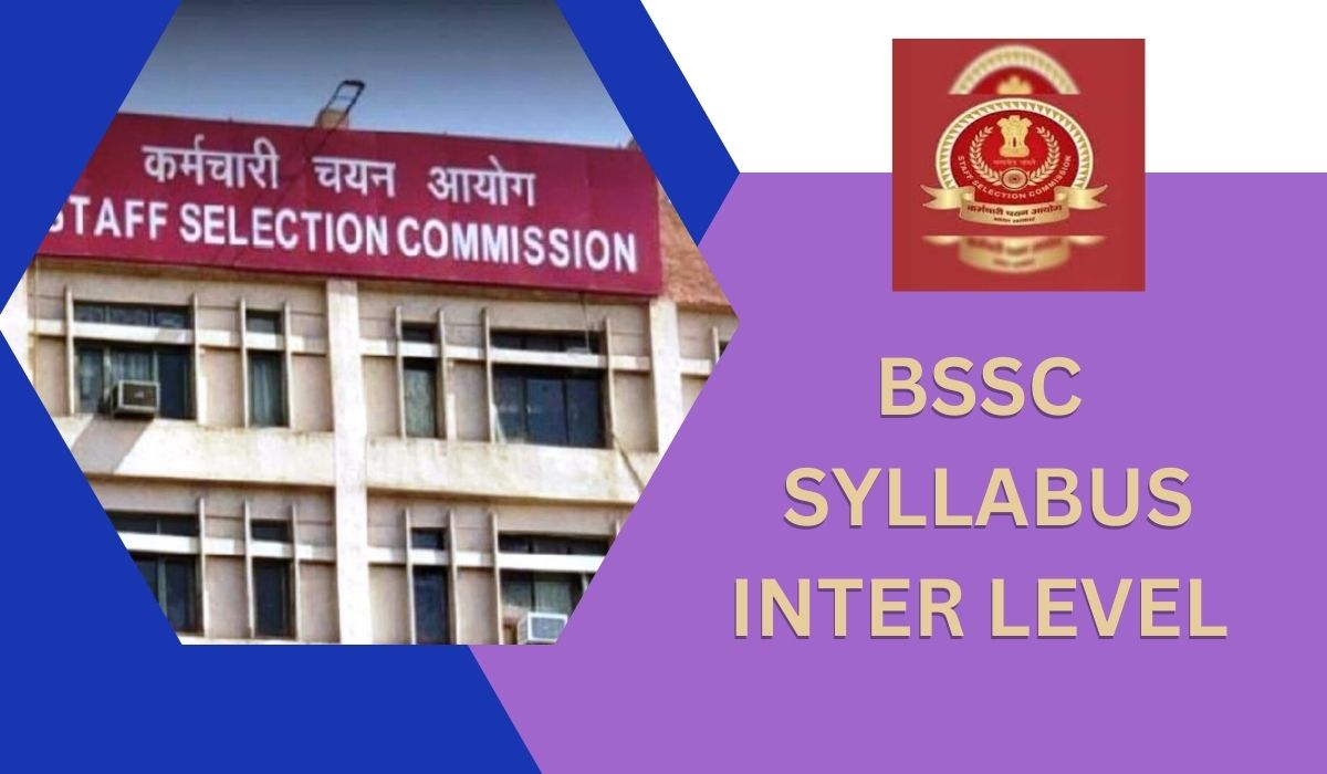 Bihar SSC Inter Level Syllabus