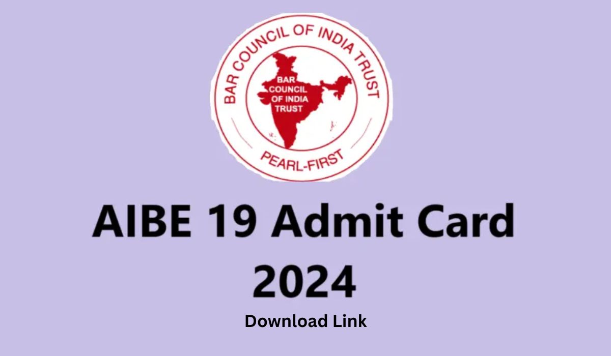 AIBE 19 Exam Hall Ticket 2024