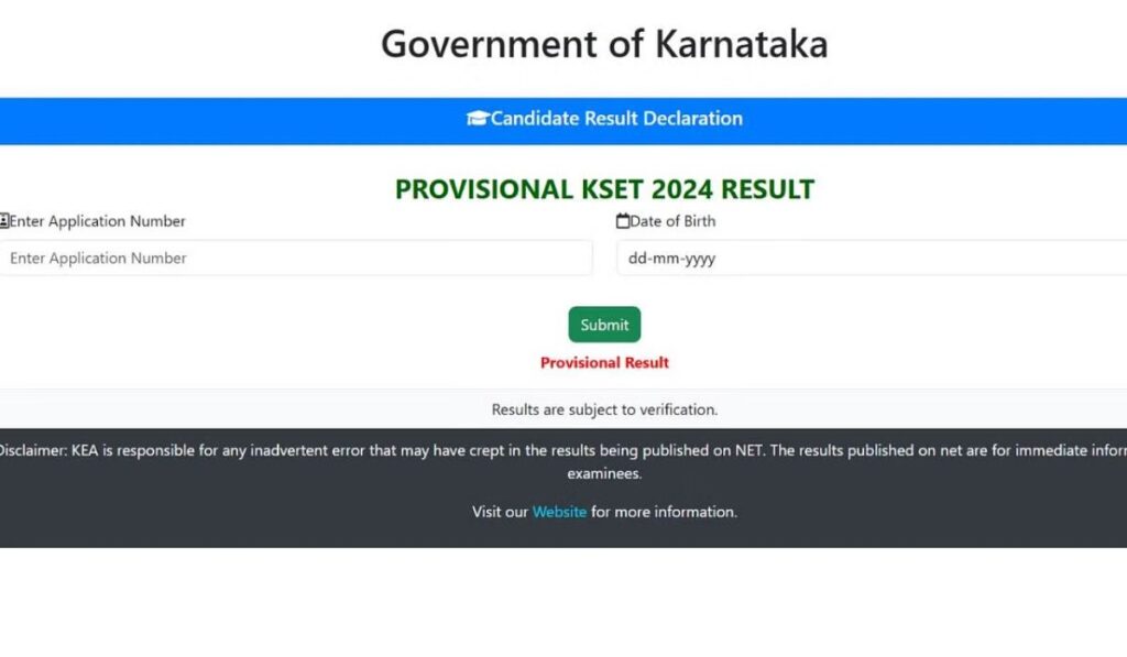 KSET Result 2024