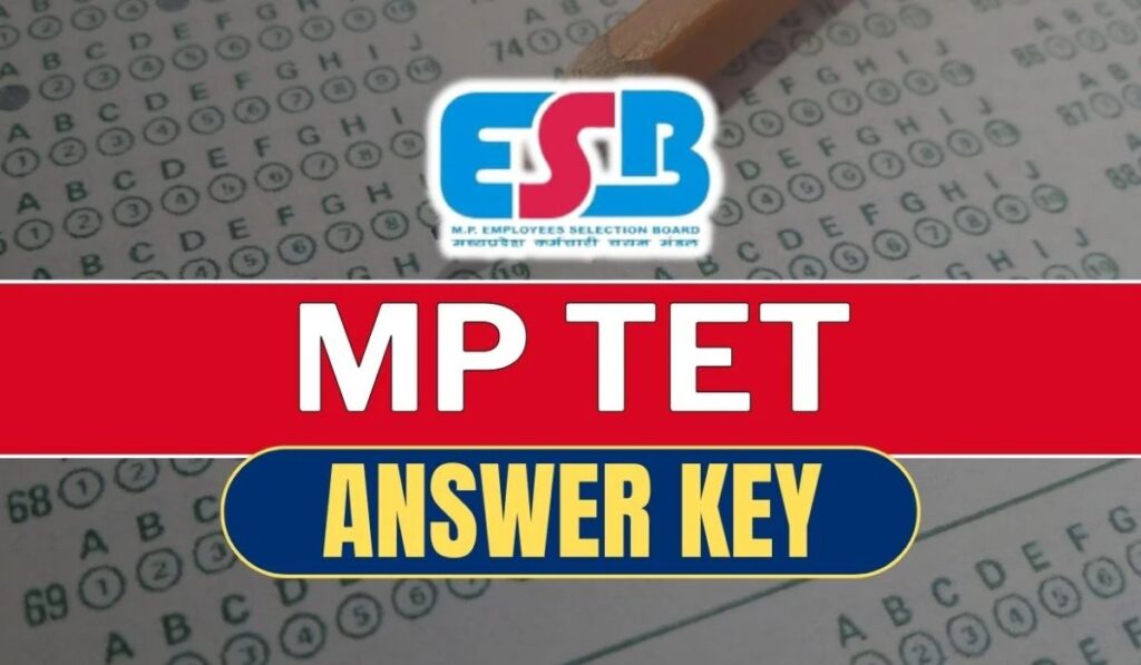 MPTET Answer Key 2024