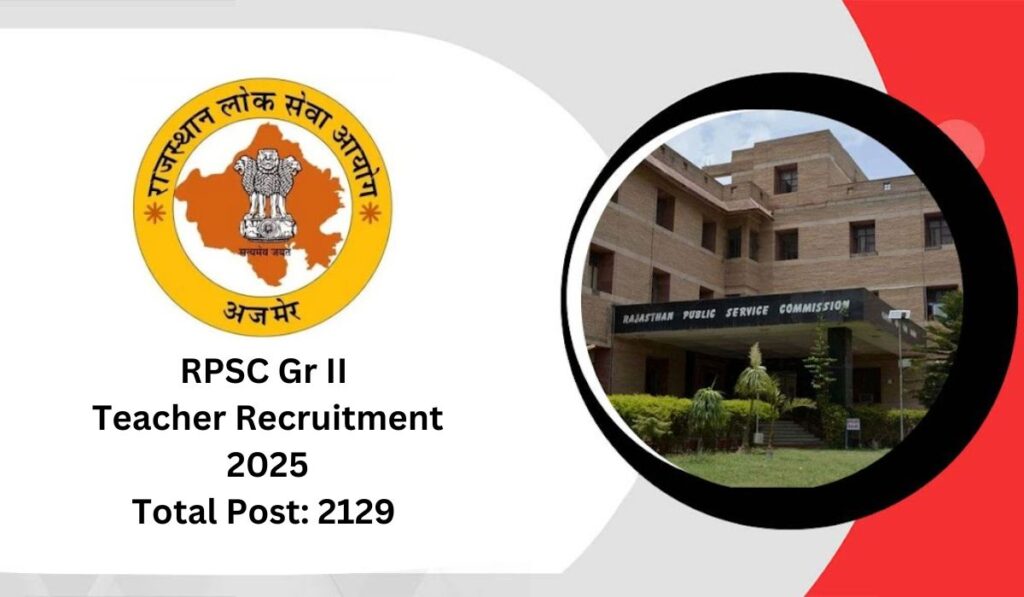 RPSC Gr II Teacher Recruitment 2025