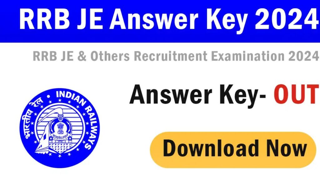 RRB JE Answer Key 2024