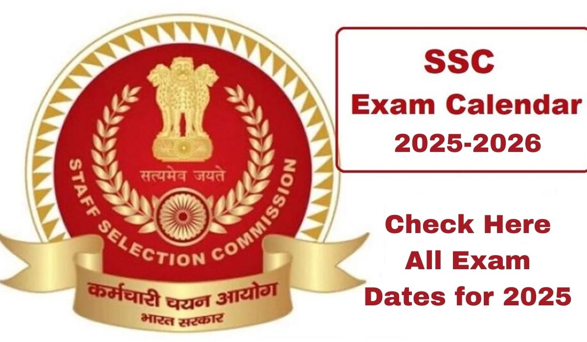 Ssc Calendar 2025 To 2026 Pdf In Hindi 