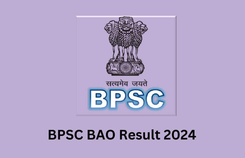 Bihar BAO Final Result 2025