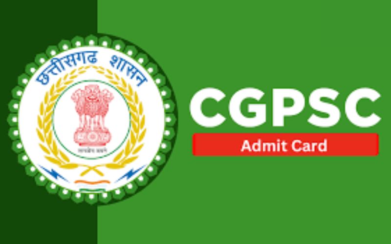 CGPSC Admit Card 2025 OUT