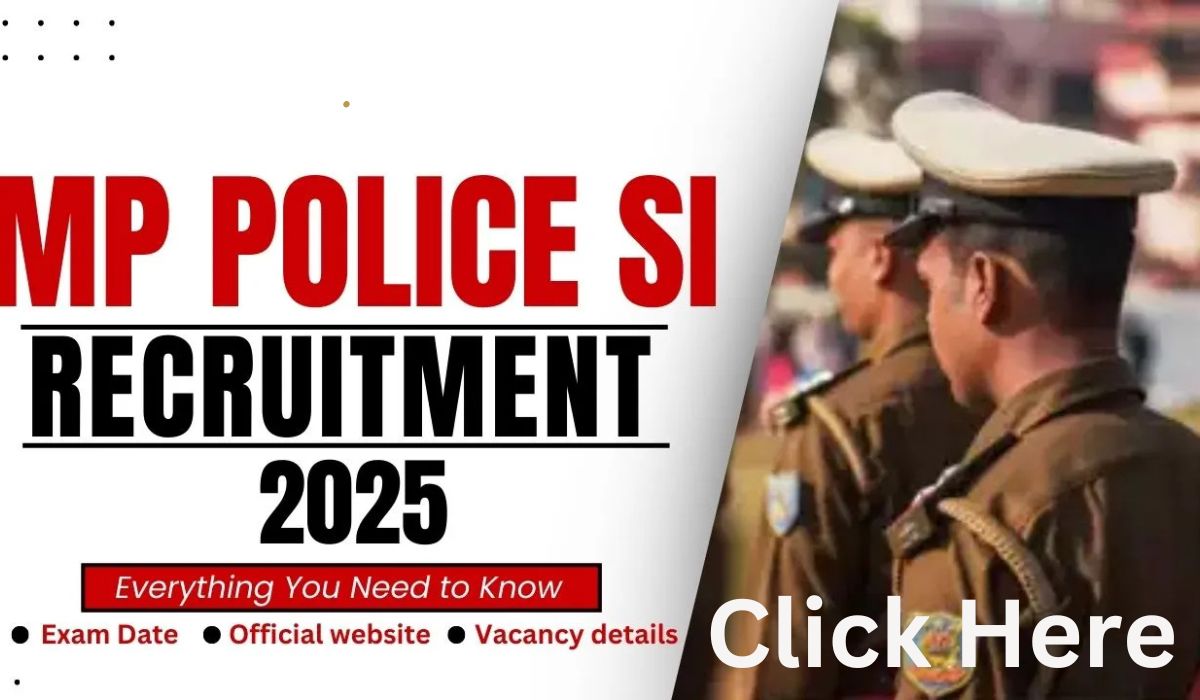 MP Police SI Recruitment 2025