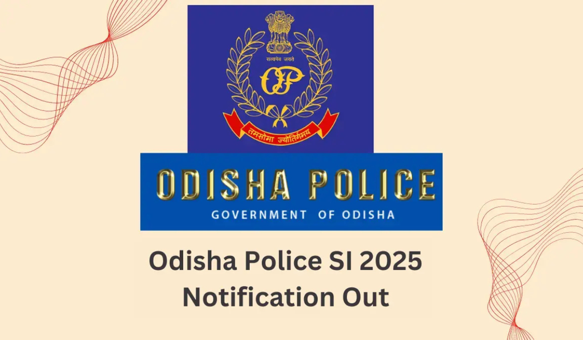 Odisha Police SI Recruitment 2025