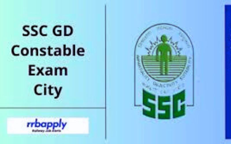 SCC GD Constable Exam city slips