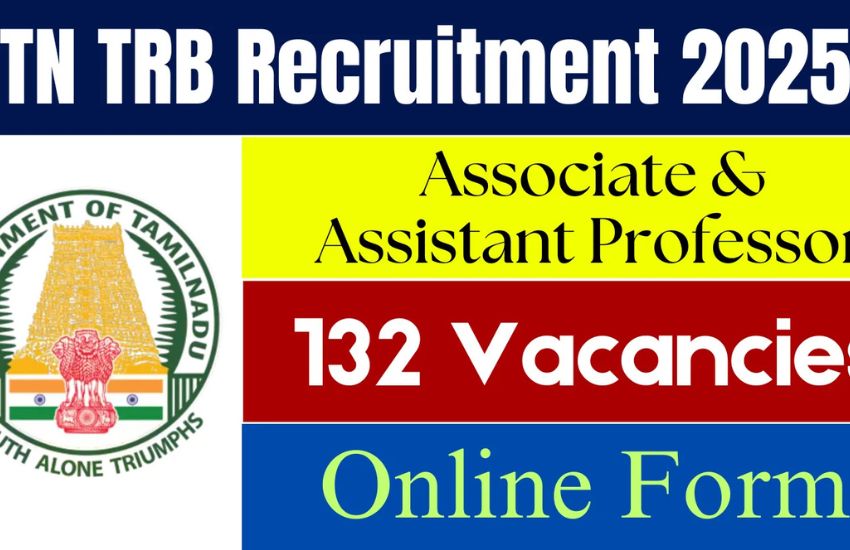 TN TRB Assistant Professor Notification 2025