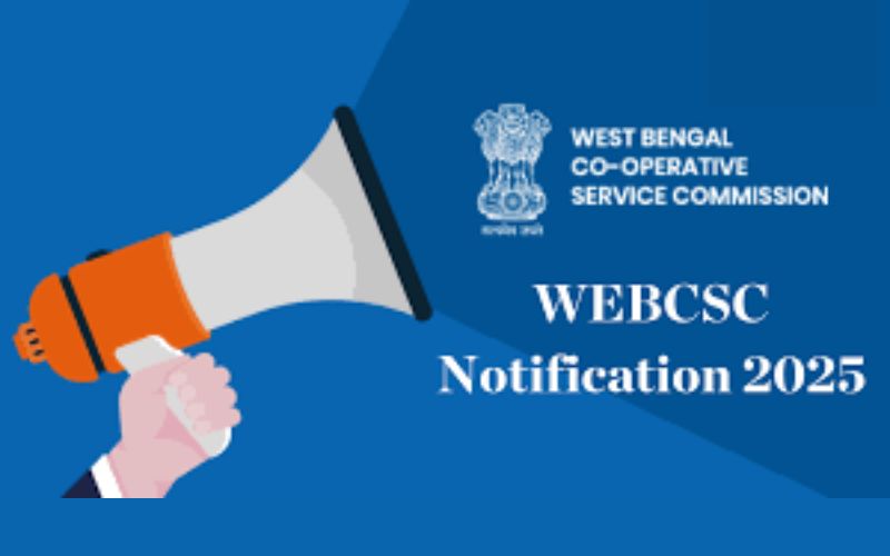 WEBCSC Recruitment 2025 Notification