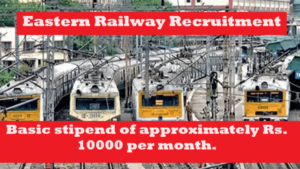 Eastern Railway Recruitment 2024 [3115 apprenticeship] Apply Online