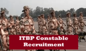 ITBP Constable Recruitment 2024