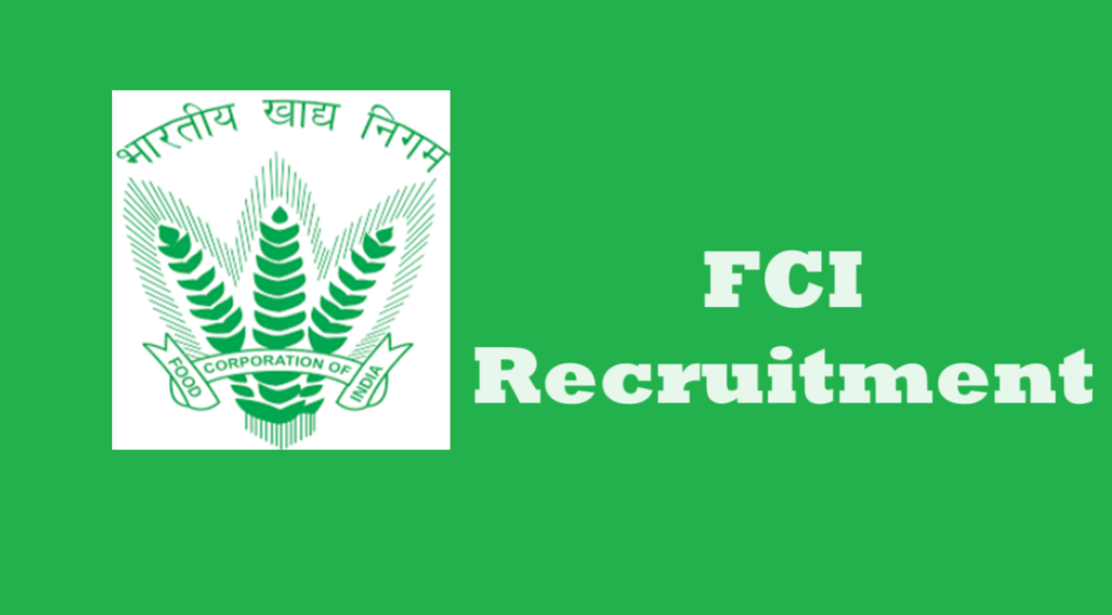 FCI Recruitment 2024 Online Apply