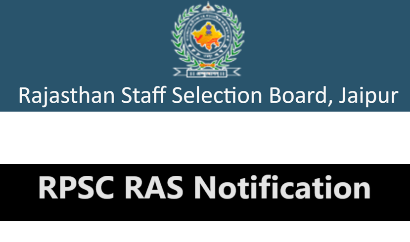 RPSC RAS Notification 2024 Apply Online