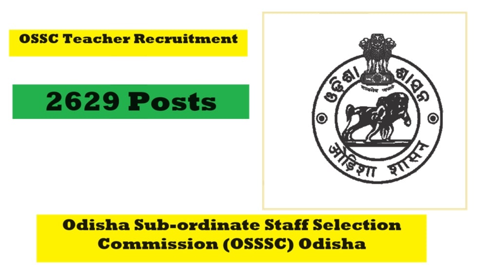 OSSSC Teacher Recruitment 2024