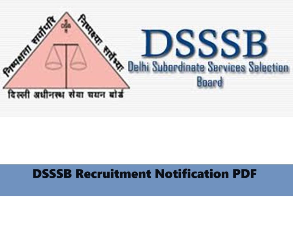 DSSSB Recruitment 2024