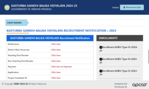 AP KGBV Recruitment 2024