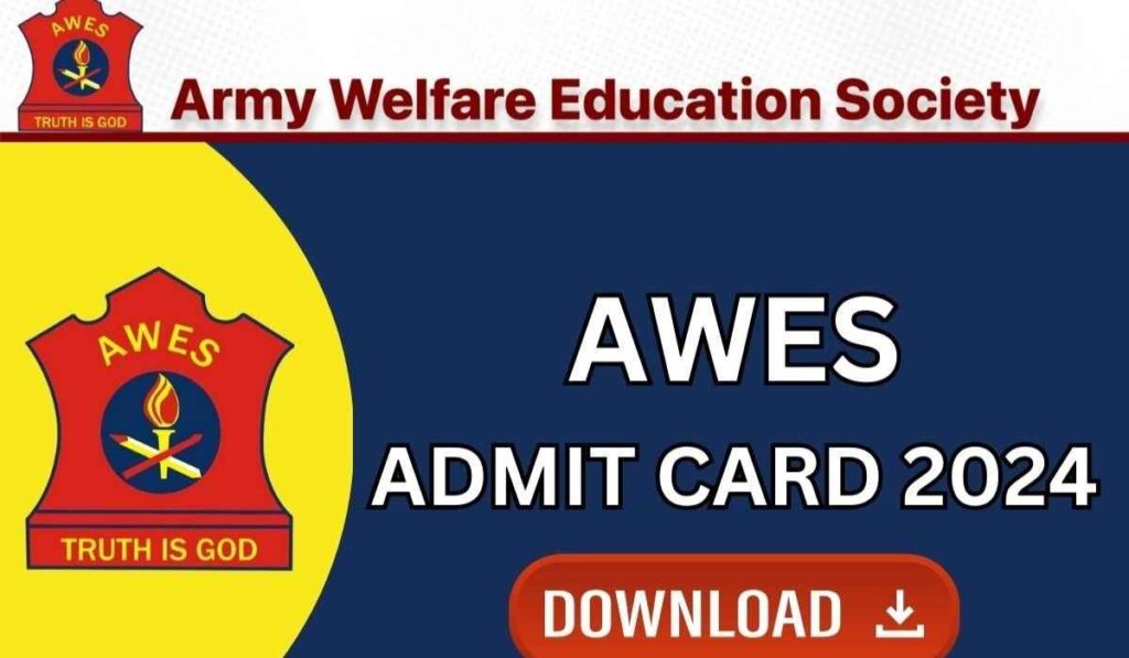 AWES Admit Card Download 2024 Link Online – TGT PRT OST