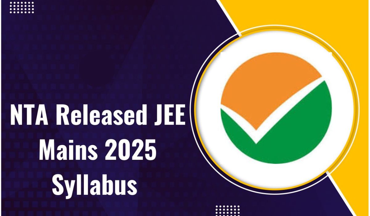 JEE Mains Updated Syllabus 2025