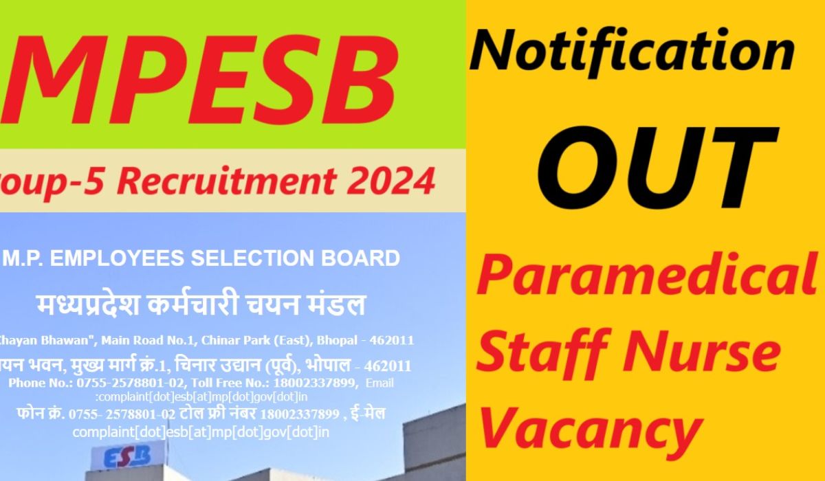 MPESB Group 5 Recruitment 2024