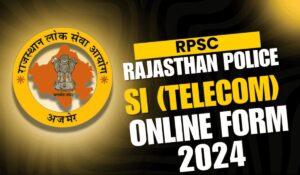 Rajasthan Police SI Telecom Recruitment 2024