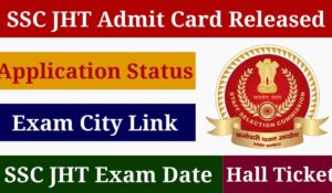 SSC JHT Paper I Exam City Details