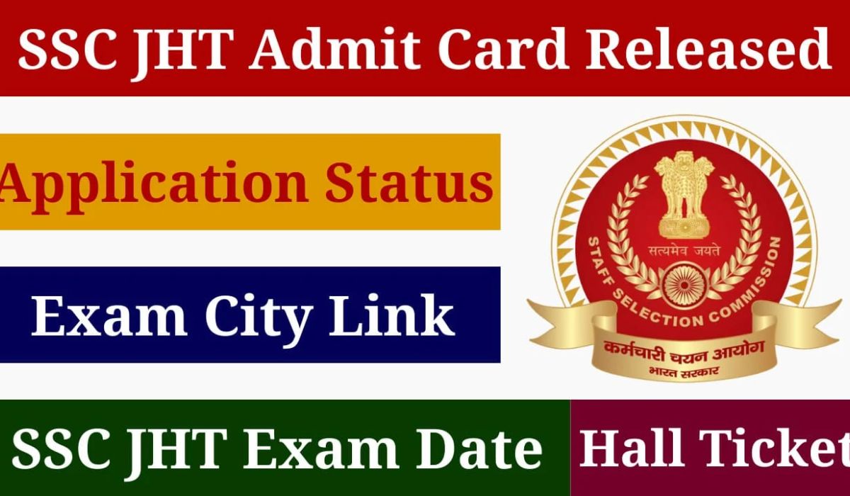 SSC JHT Paper I Exam City Details