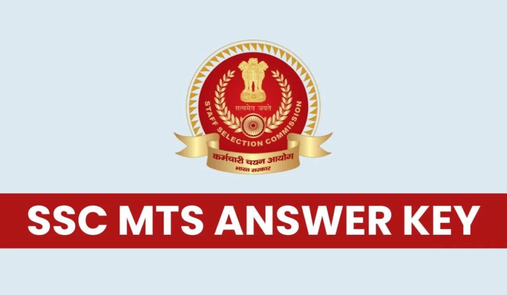 SSC MTS Answer Key 2024