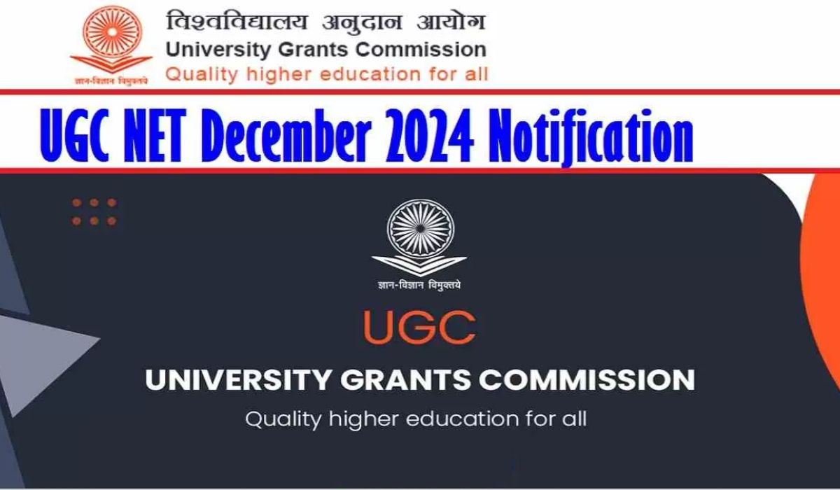 UGC NET December 2024 notification