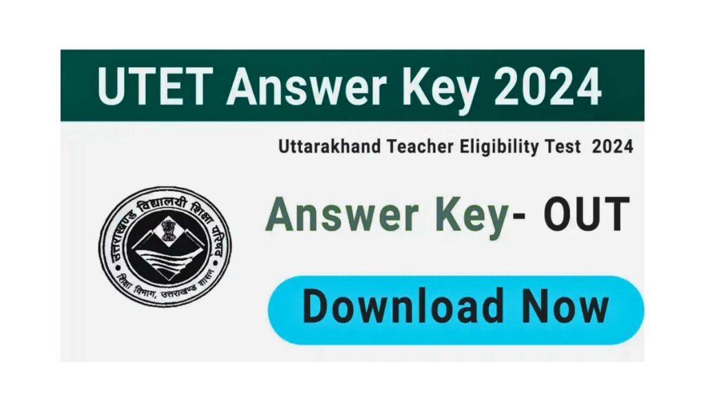 Uttarakhand UTET Answer key 2024 Out