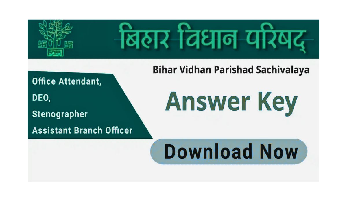 Bihar Vidhan Parishad Office Attendant Answer Key 2024