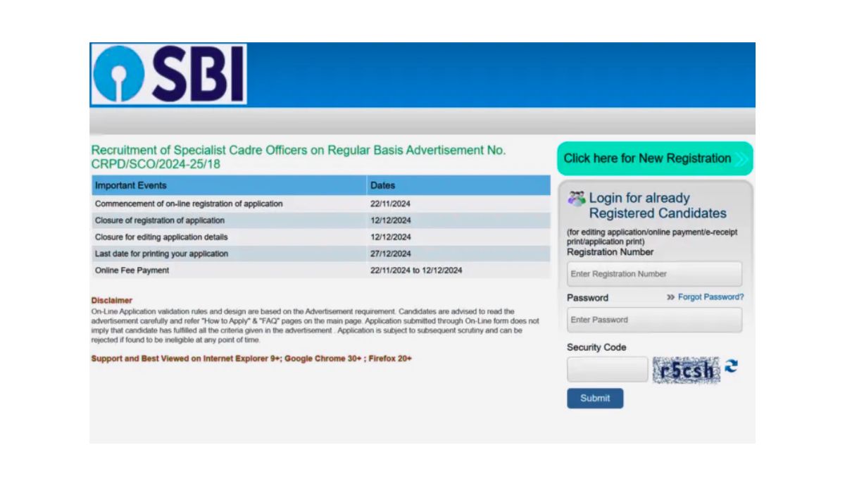 SBI SO Assistant Manager Engineer Recruitment 2024