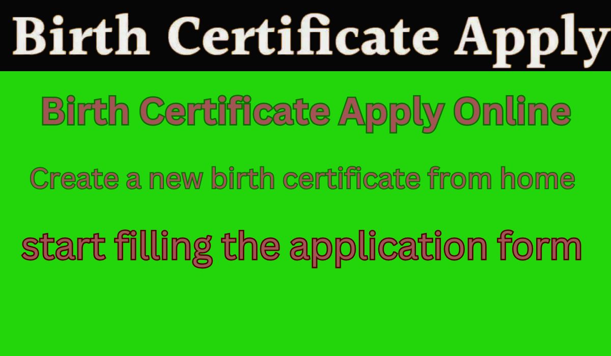 Birth Certificate Apply Online