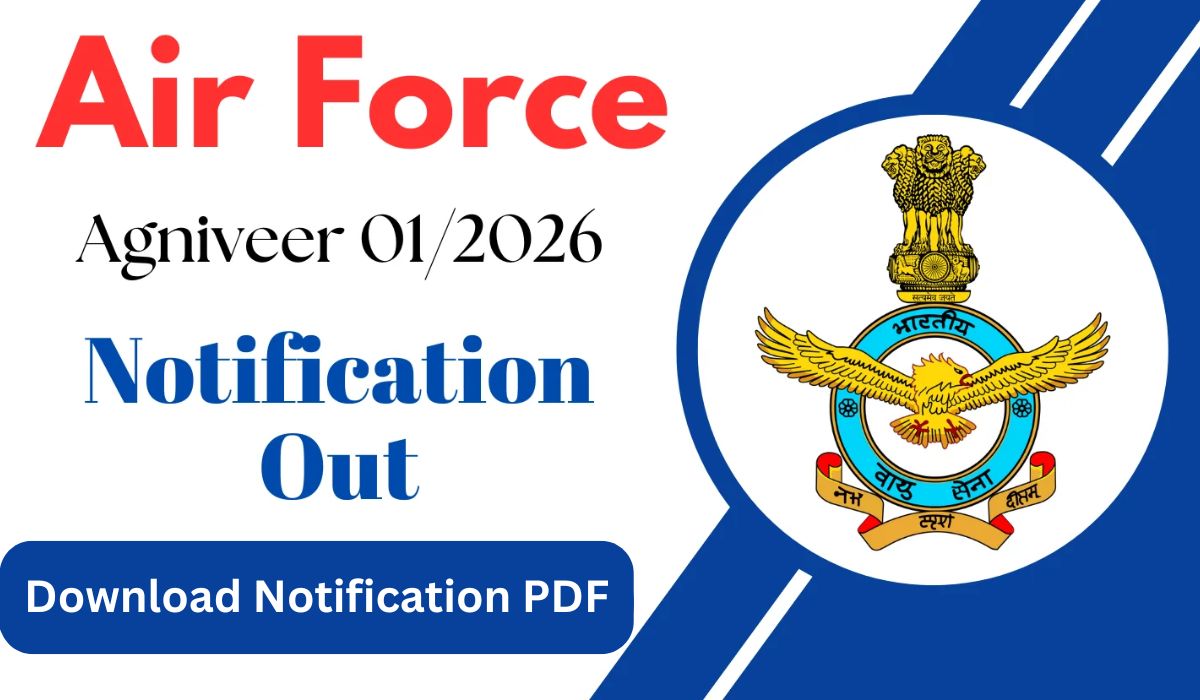 Agniveer Vayu Intake 01/2026 Batch Recruitment 2025