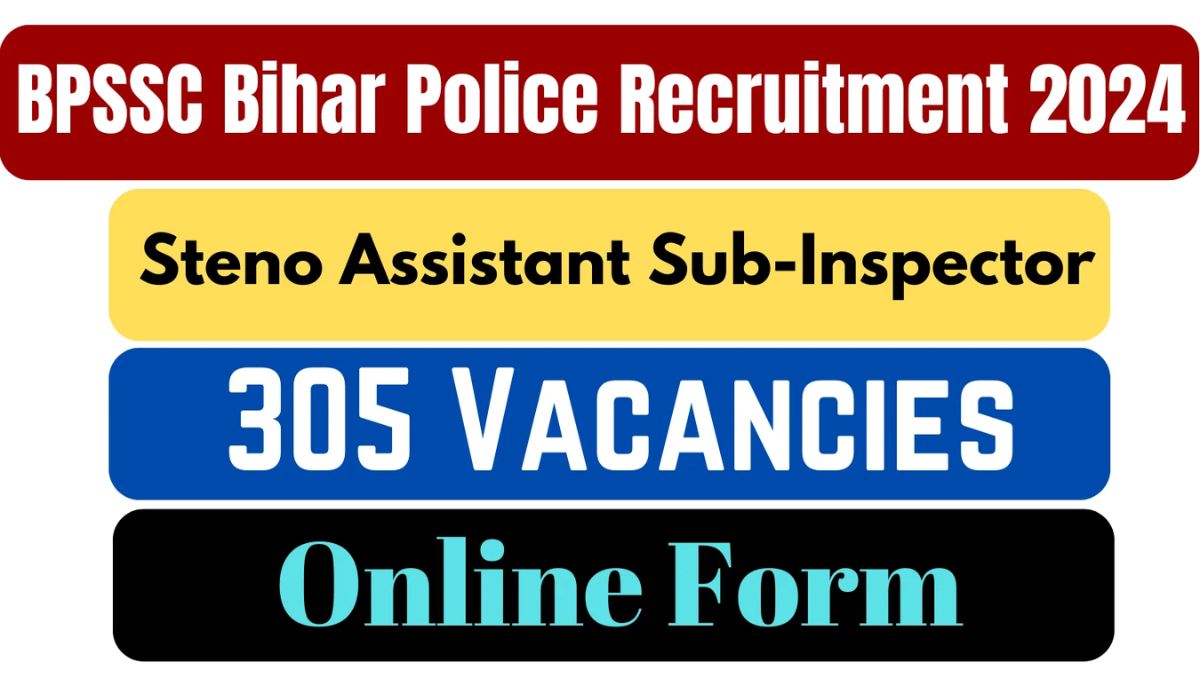 Bihar Police Steno ASI Recruitment 2024-25