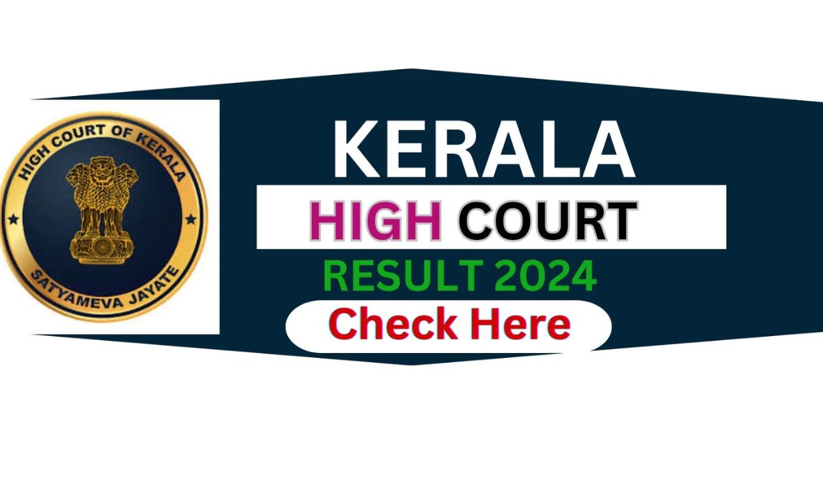 Kerala High Court Assistant Result 2024