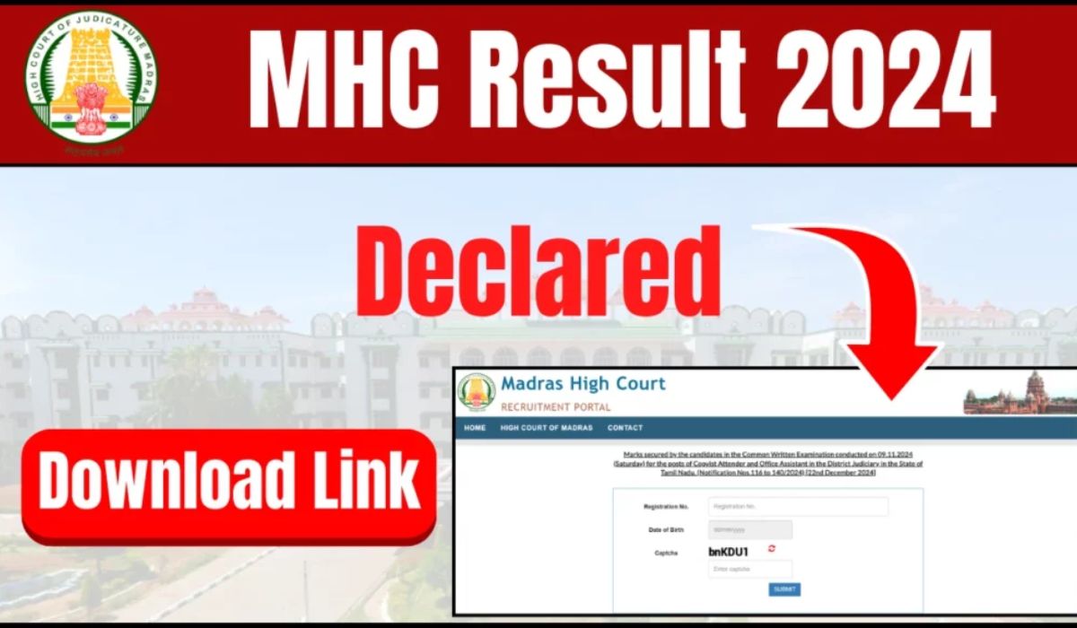 Madras High Court Result 2024