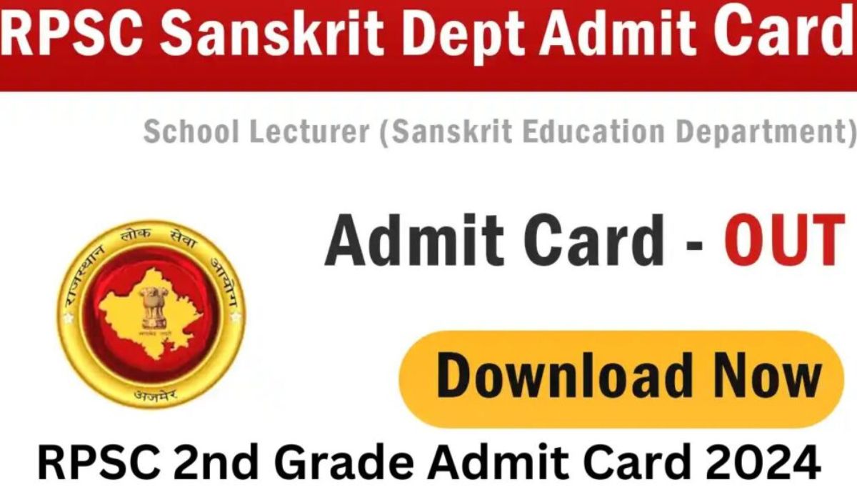 RPSC Grade II Hall Ticket 2024