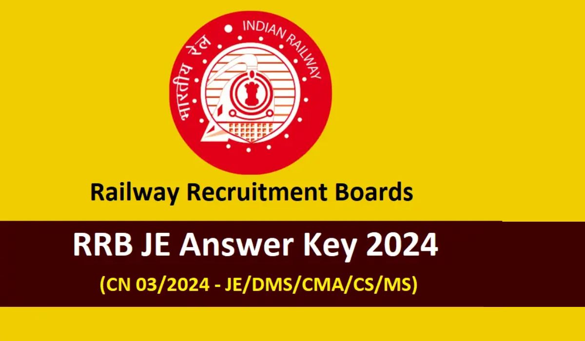 RRB JE Answer Key 2024