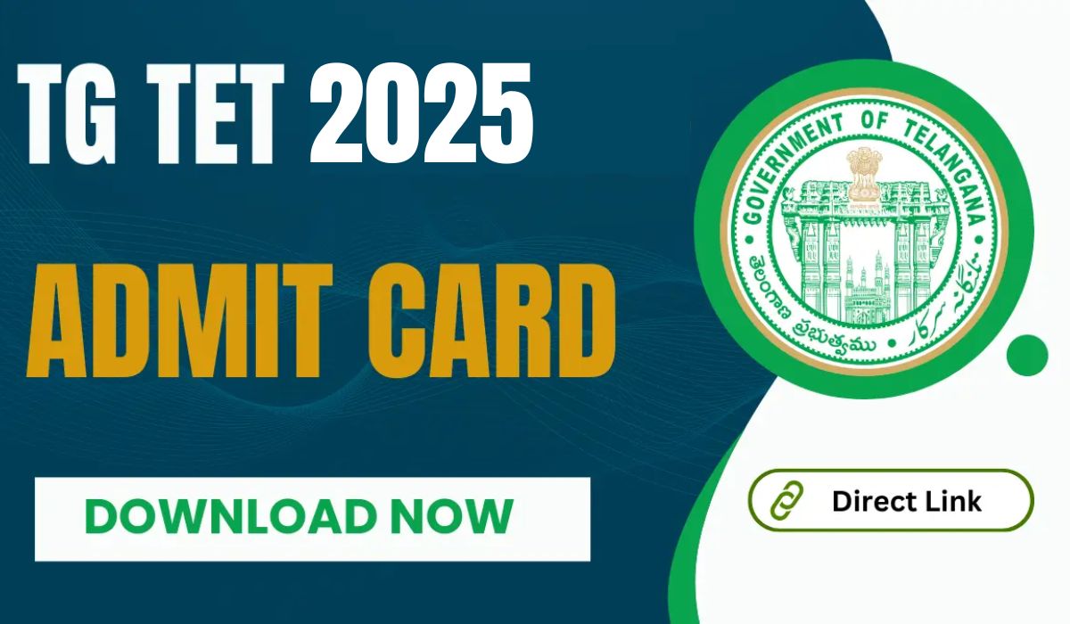 TS TET Admit Card 2025