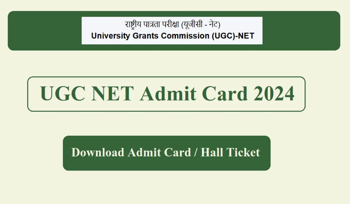 UGC NET Hall Ticket 2024-25