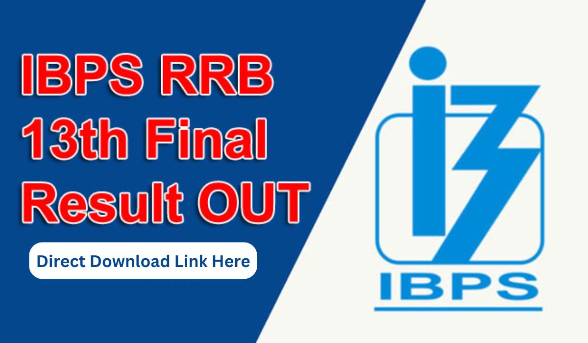 IBPS RRB 13th Final Result 2024