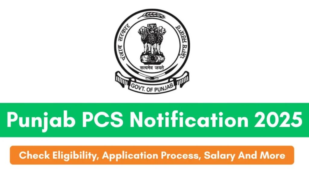 Punjab PCS Notification 2025