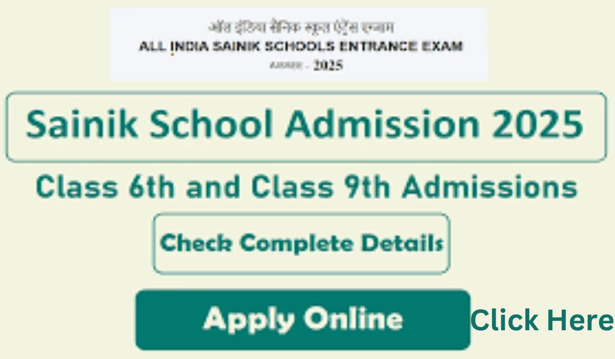 Sainik School Admission 2025